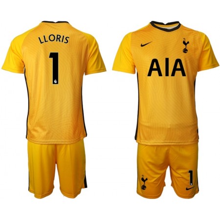 Billiga Fotbollströjor Tottenham Hotspur Hugo Lloris 1 Målvakt Barn tröja 2020/21 M002 Kortärmad